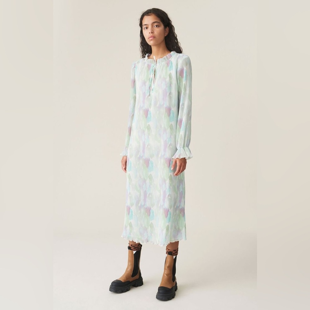 Gianni Watercolor Dress, NWT
